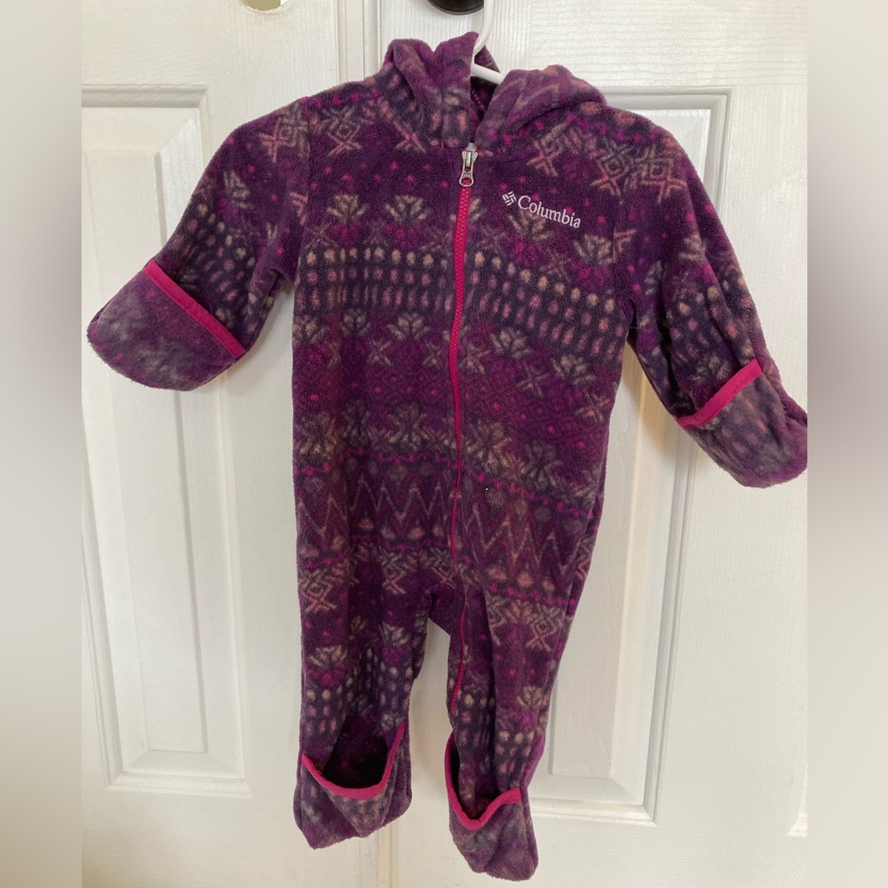 Columbia baby fleece outdoor sleeper.